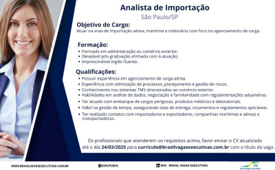 Analista de Importação